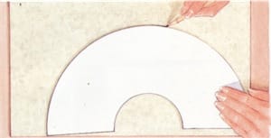 Candle Lampshade Step 1