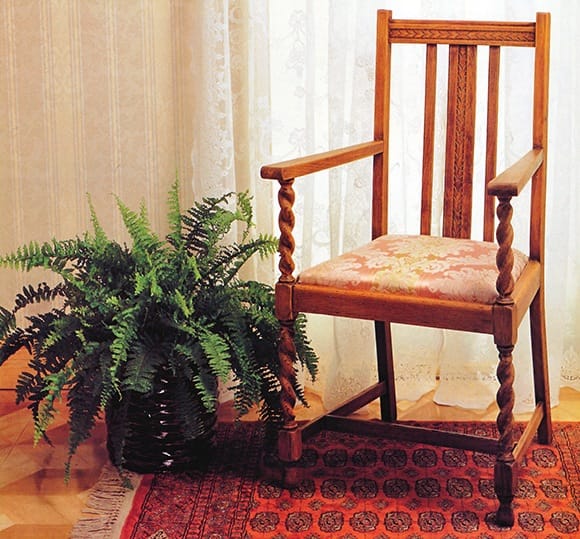 Reupholster a chair after