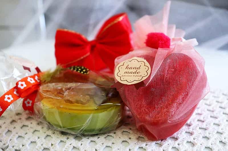 Selection of soapmaking soaps